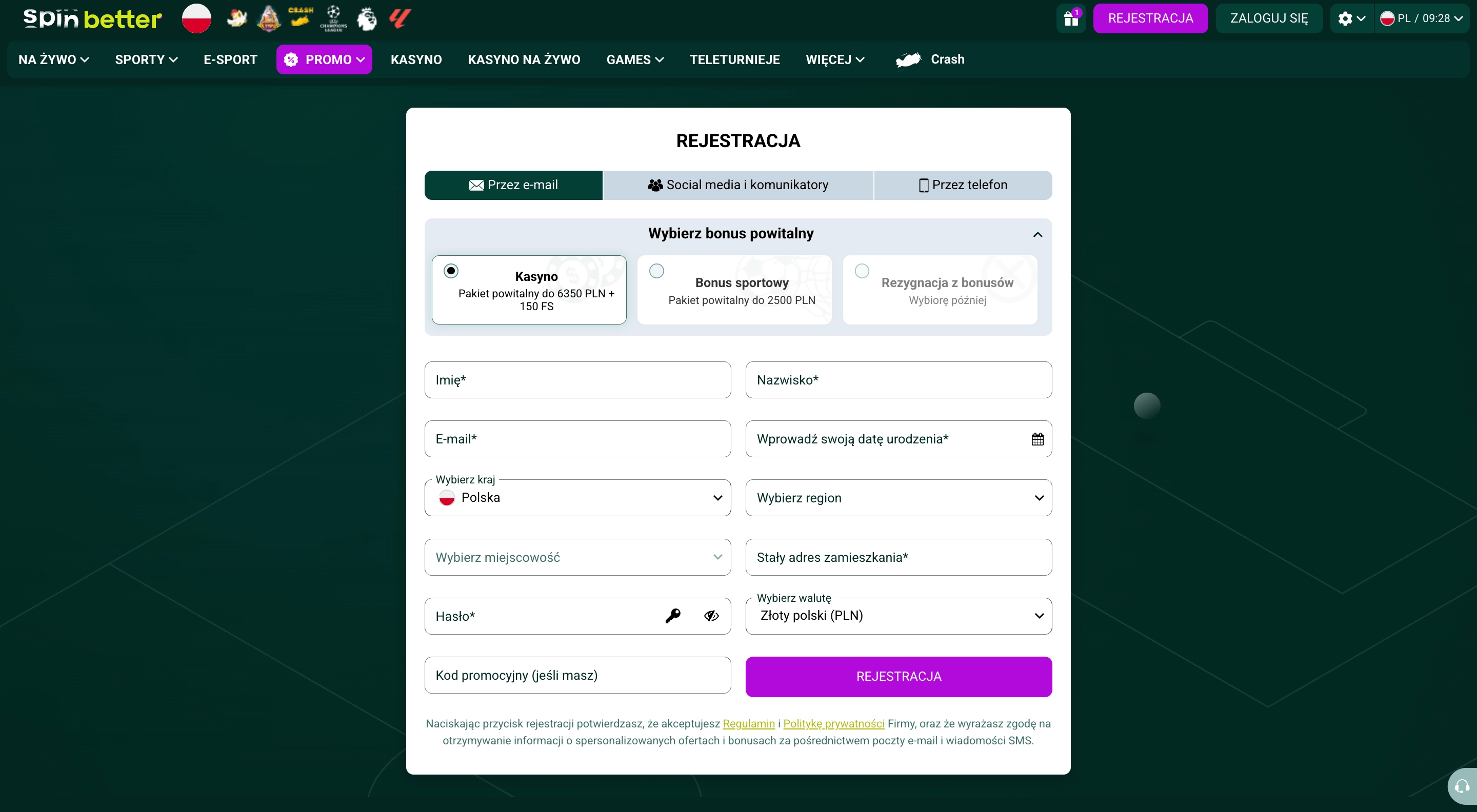 Przewodnik po rejestracji krok po kroku w kasyno online BLIK